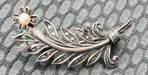 Broche/alfinete em prata
