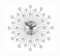 Zegar ścienny kryształki duży 50 cm
