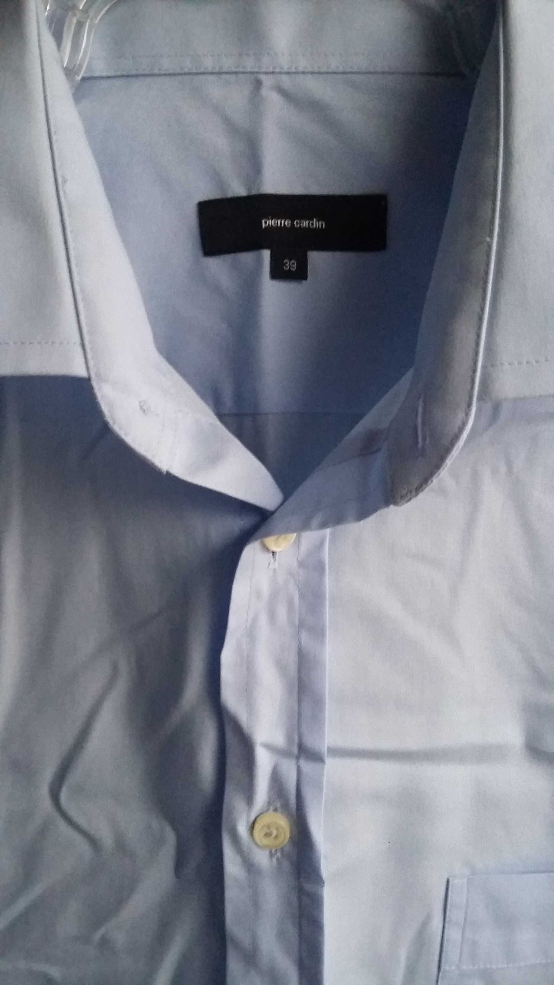 Koszula wizytowa błękitna Pierre Cardin, rozmiar 39