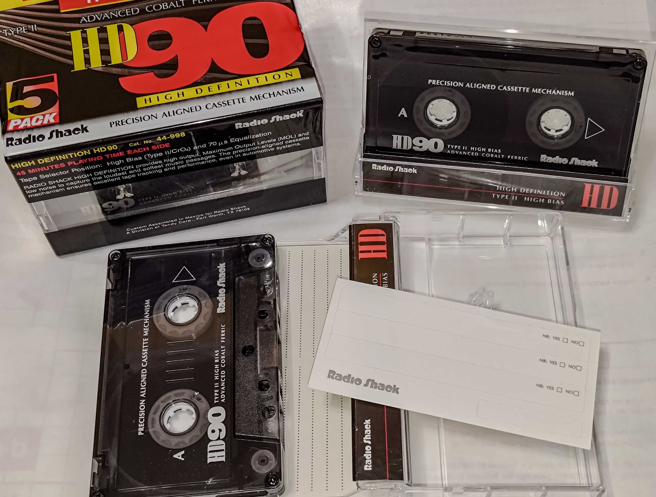 Аудіо касети RadioShack HD-90