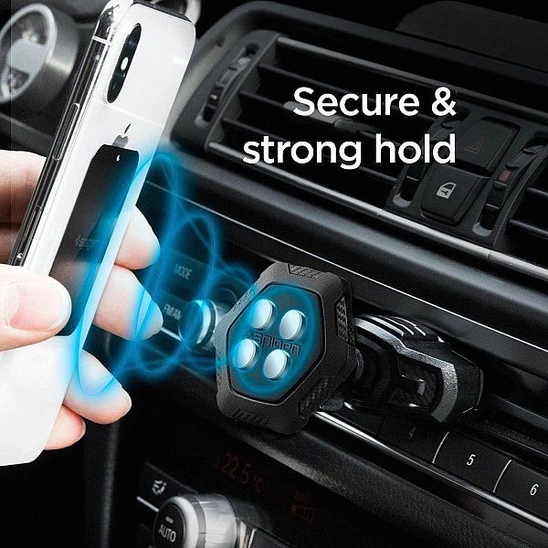 Uchwyt na telefon Spigen QS24 do slotu CD w samochodzie magnetyczny -