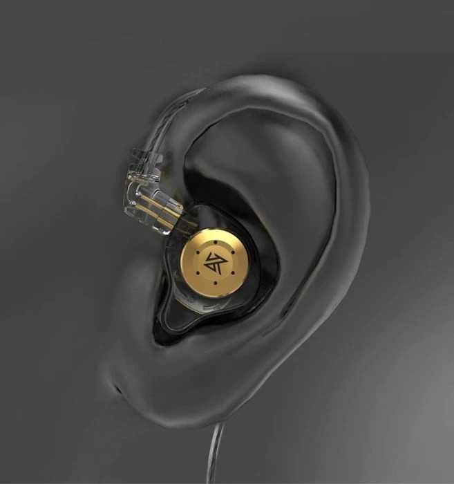Słuchawki dokanałowe KZ EDX PRO Monitor, Odsłuch douszny, IEM