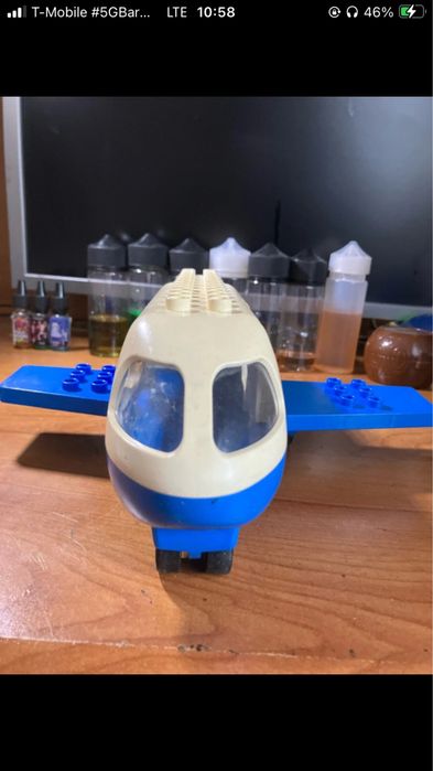 Samolot Lego Duplo: Odrzutowiec 2678:stan dobry,niekompletny