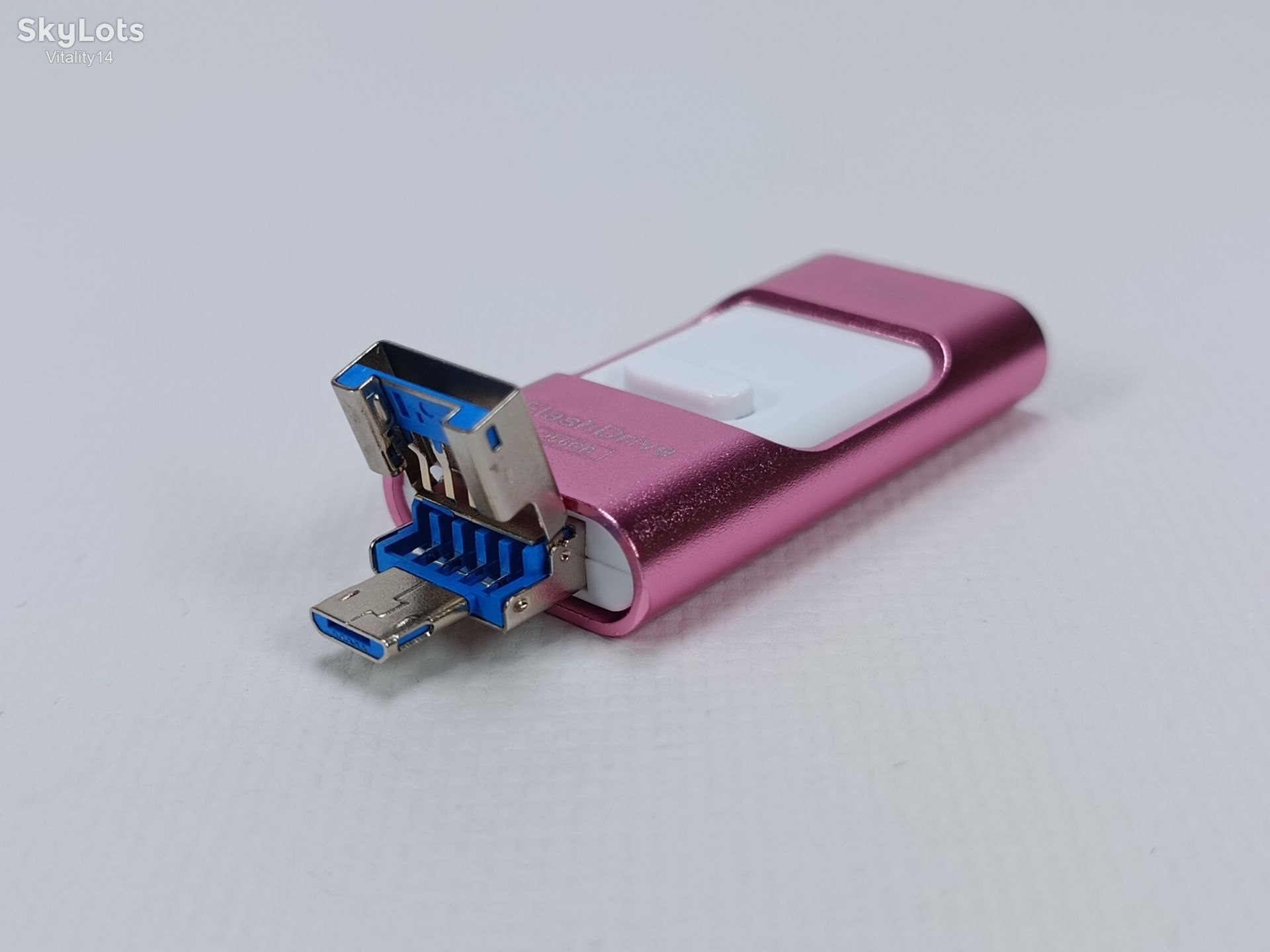 USB-накопичувач ZARMST 256 ГБ, високошвидкісний флеш-накопичувач 4 в 1