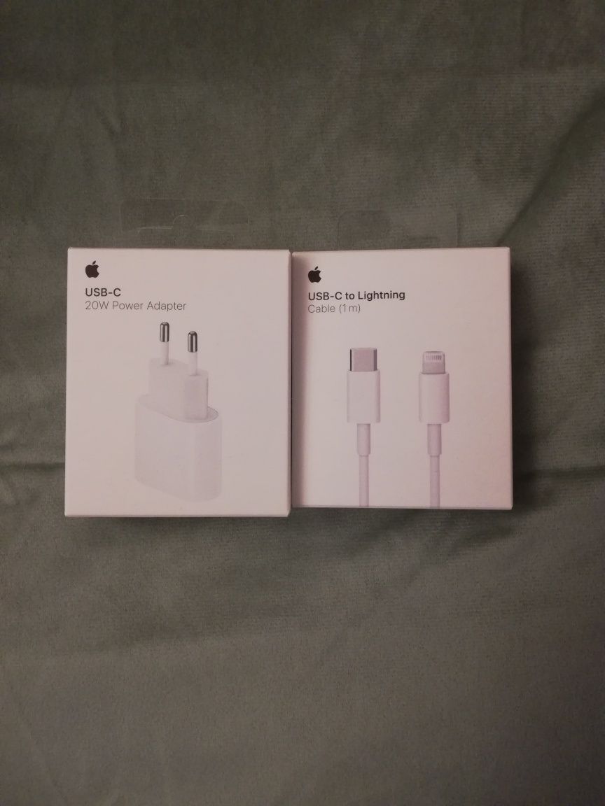 Apple adapter 20W + charge cable USB-C lightning