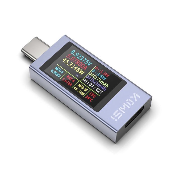 Miernik mocy kowsi USB Tester 4-30V 0-12A Typ C