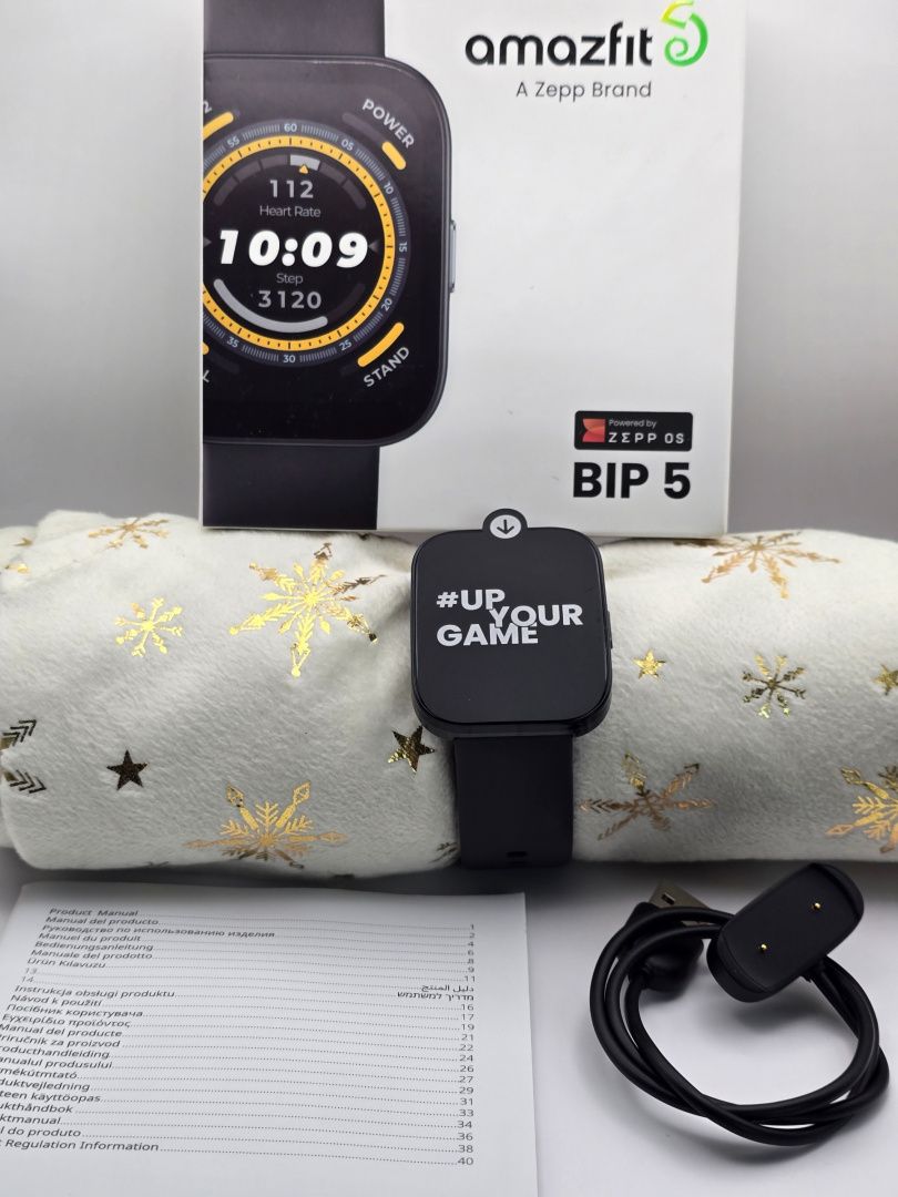 Smartwatch Amazfit Bip 5 pulsometr 1,91" Bluetooth GPS Alexa 120 tryb.