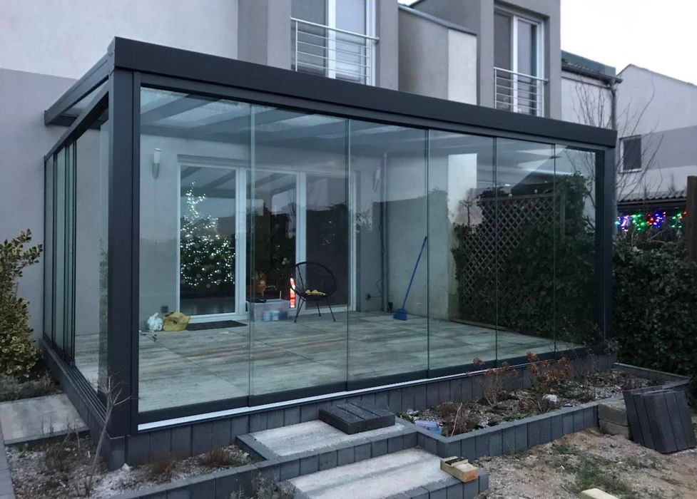 Zadaszenie zabudowa Tarasu Pergole Lamelowe