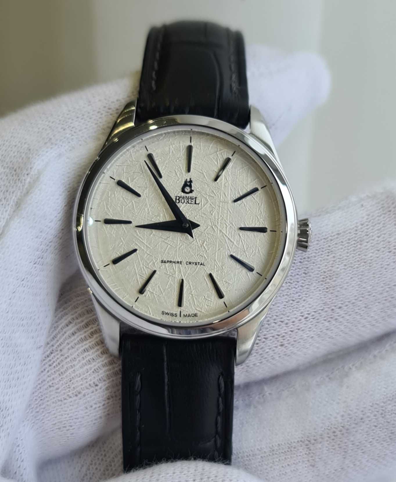 Жіночий годинник часы Ernest Borel LS-906-2822BK Swiss Sapphire