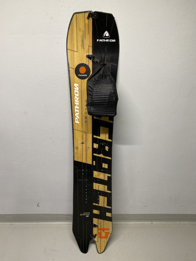 Splitboard Pathron Scratch 161 + Foki