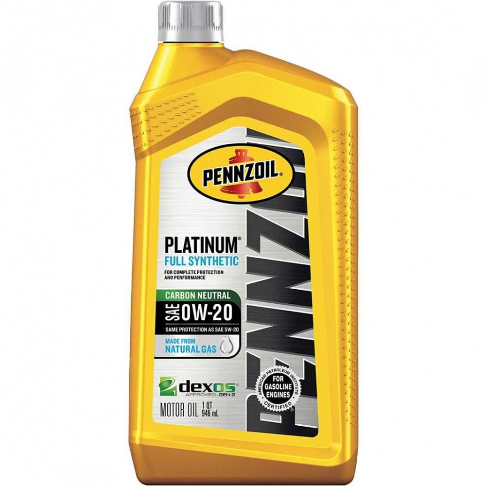 Моторное масло Pennzoil Platinum Advanced Full Synthetic 0W-20 Jeep