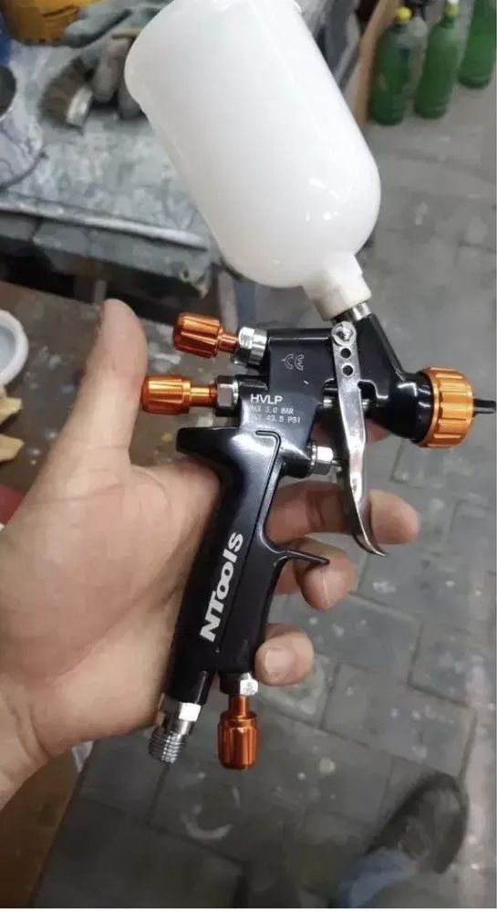 Краскопульт Devilbi mini jet від фірми Ntools HVLP 1.2 дюза