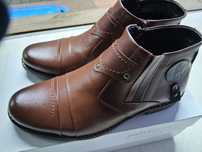 Buty męskie zimowe wizytówka