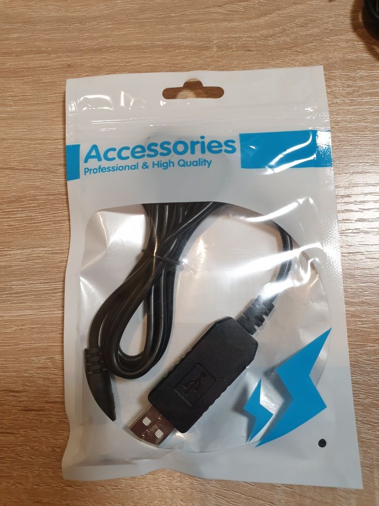 Кабель живлення USB to DC, 12V, 5.5*2.1mm