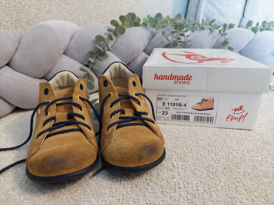 Trzewiki 23 Emel kolor koniakowy Roczek