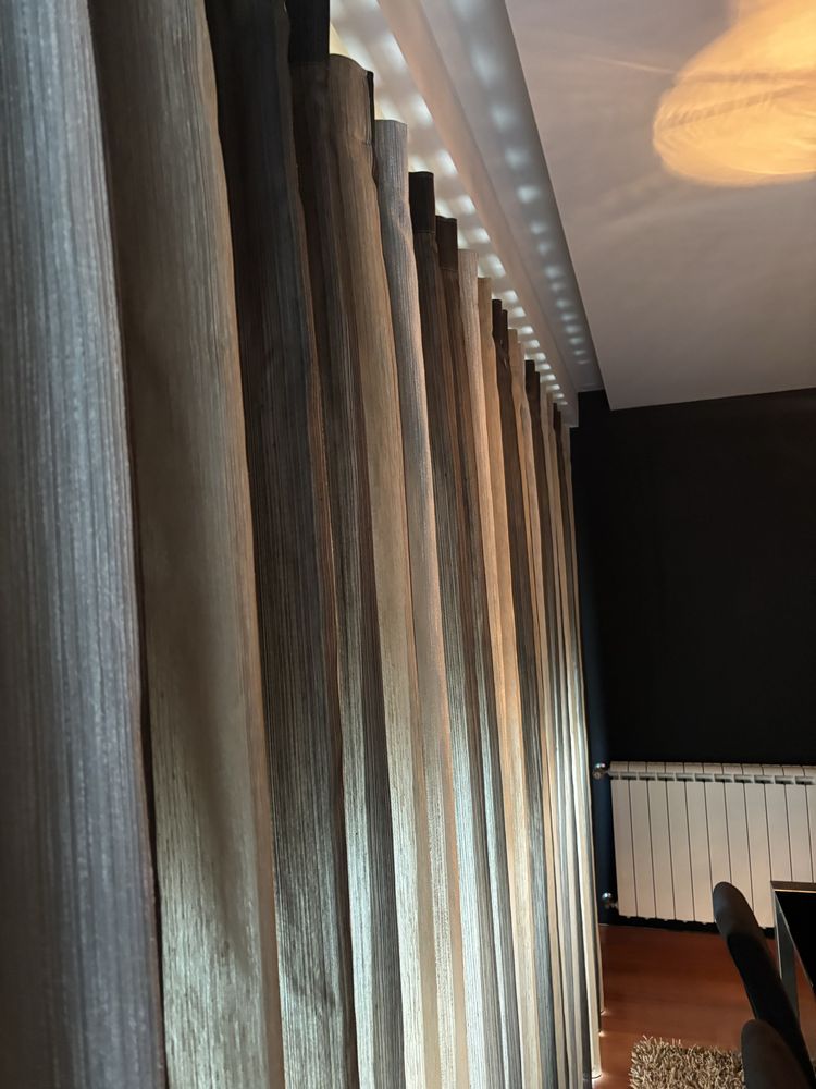 Cortinados organza dupla face