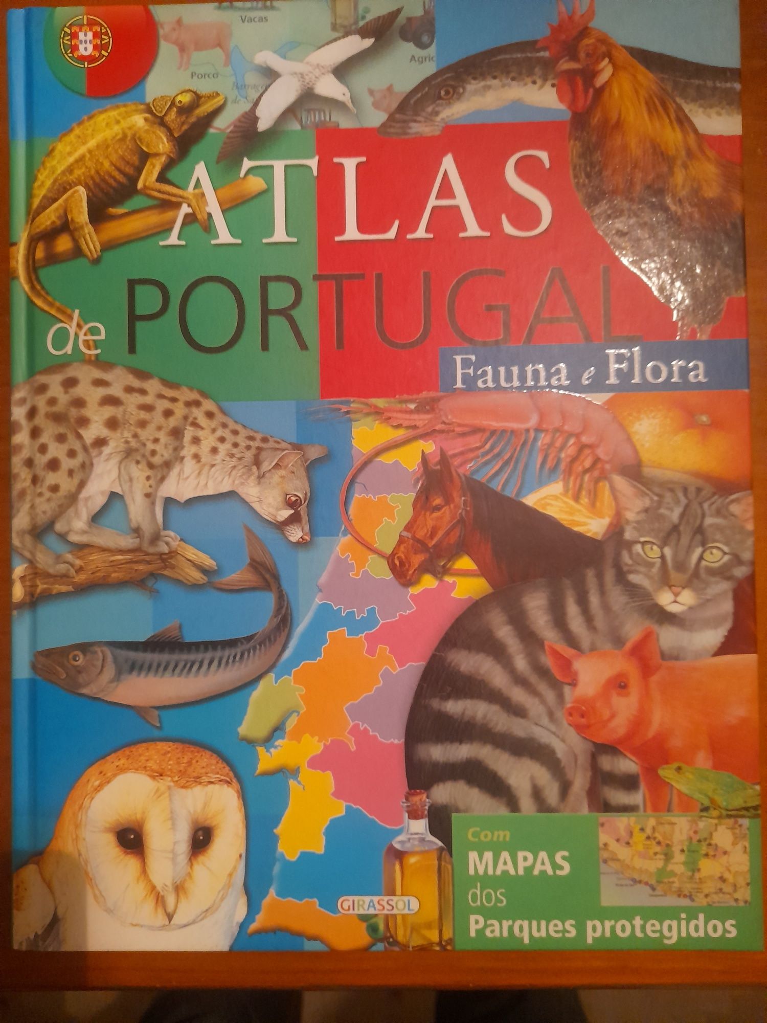 Livro "Atlas de Portugal"