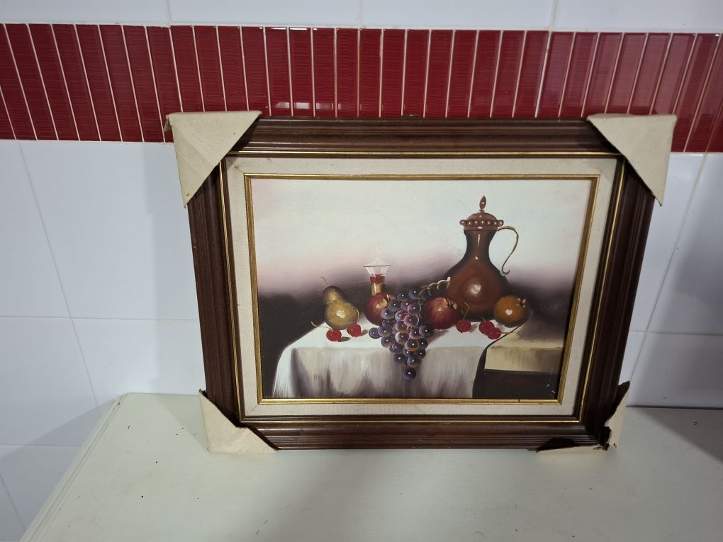 Quadro pintado a oleo