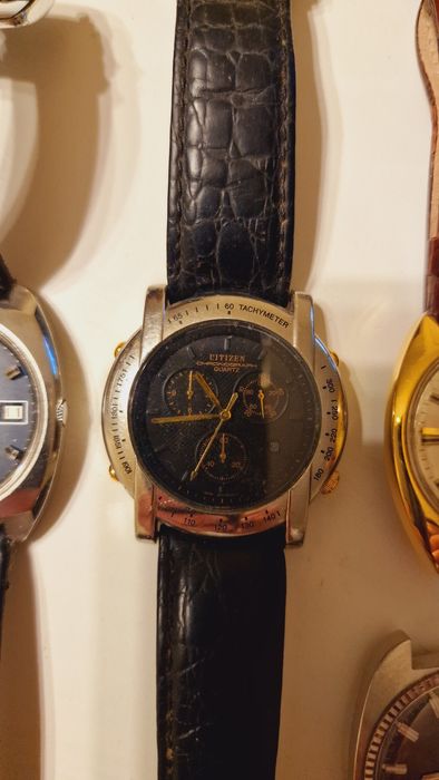 Vários relógios seiko, citizen, roamer