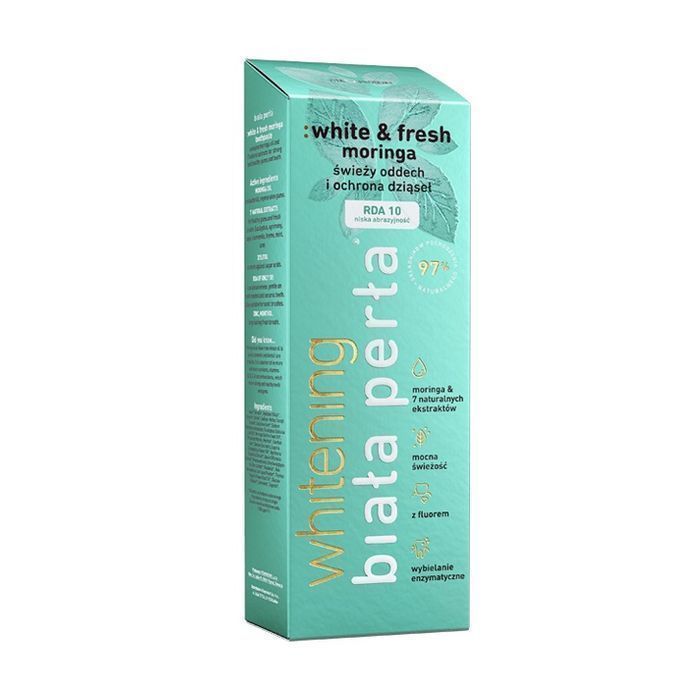 Biała Perła White  Fresh Moringa Ziołowa Pasta Do Zębów 75Ml (P1)