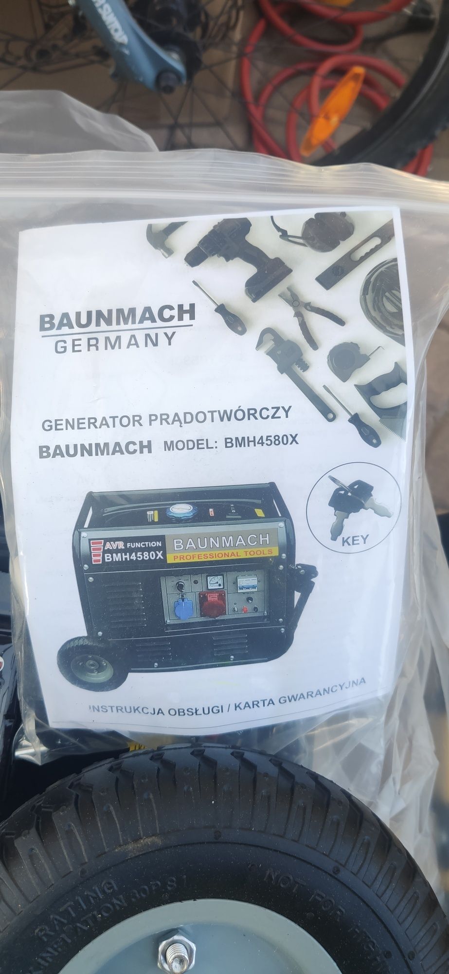 Agregat 7,3 kw Baunmach germany 3fazowy nowy