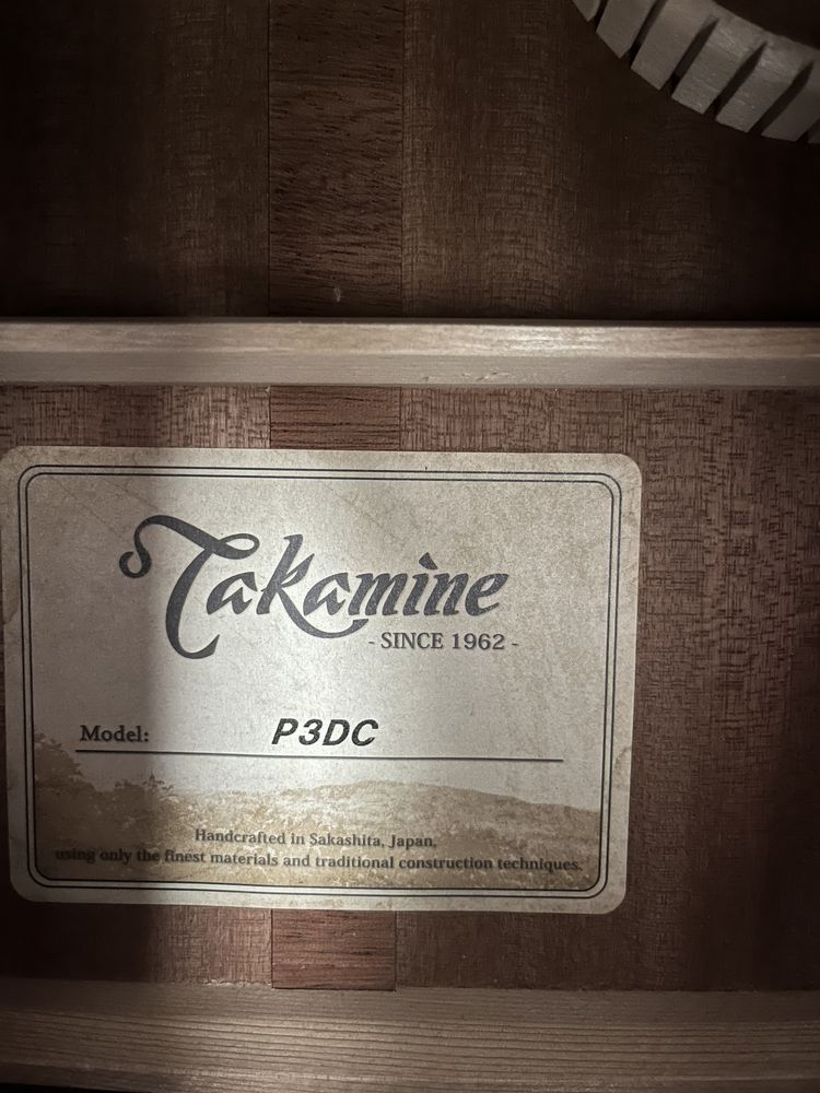 Акустична гітара Takamine P3DС