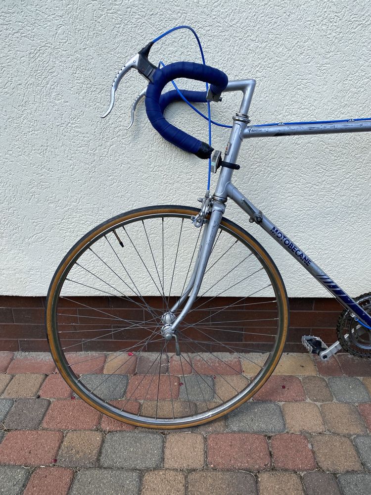 Rower szosowy Motobecane kolarzówka vintage r. 62 + siodełko Brooks