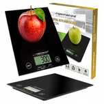 waga kuchenna cyfrowa ELEKTRONICZNA WAGA 5KG LCD CZARNA szklana precyz