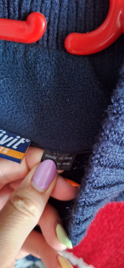 Sweter męski, wzór norweski XL