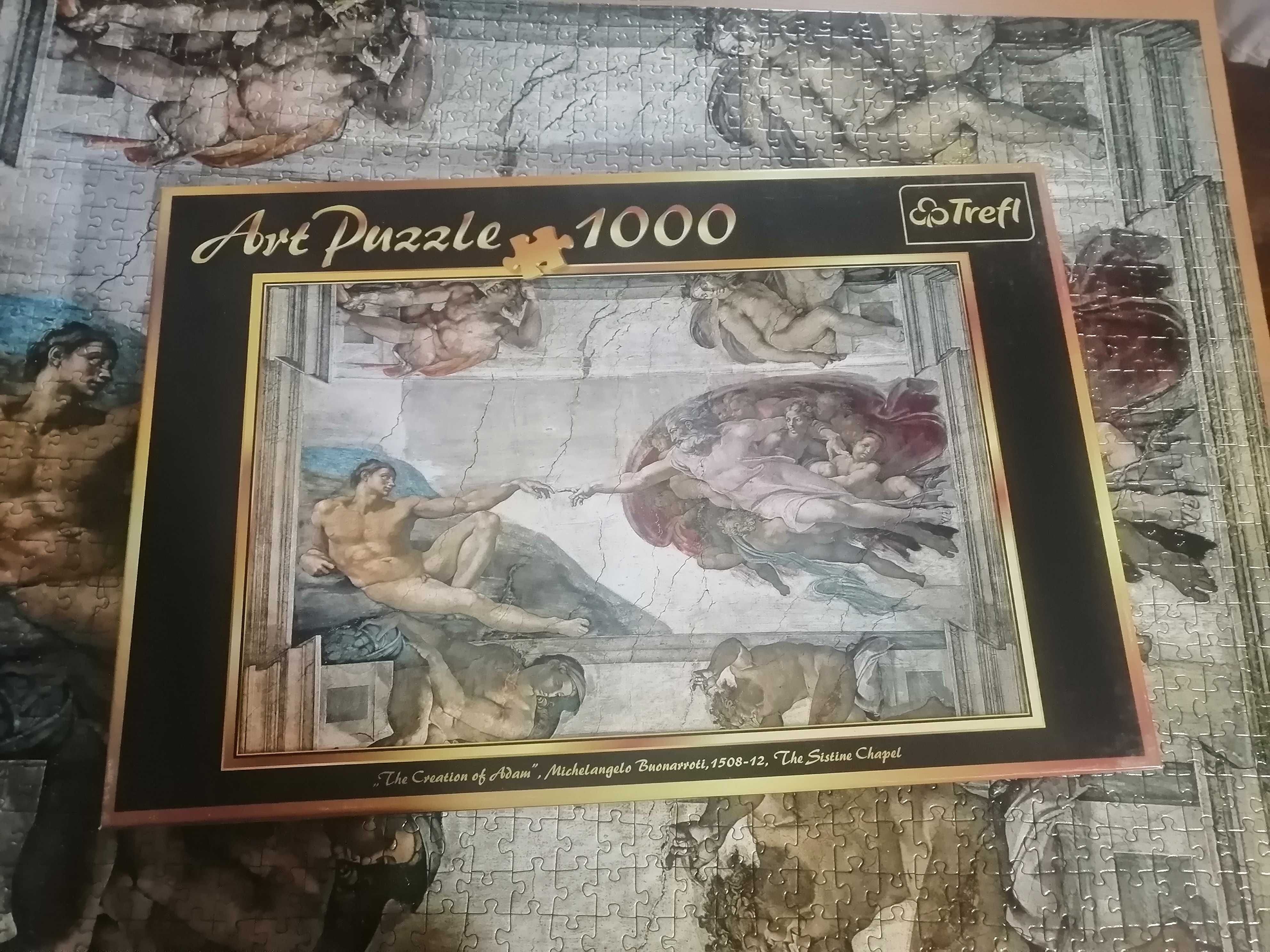 Puzzle Art Trefl Stworzenie Adama