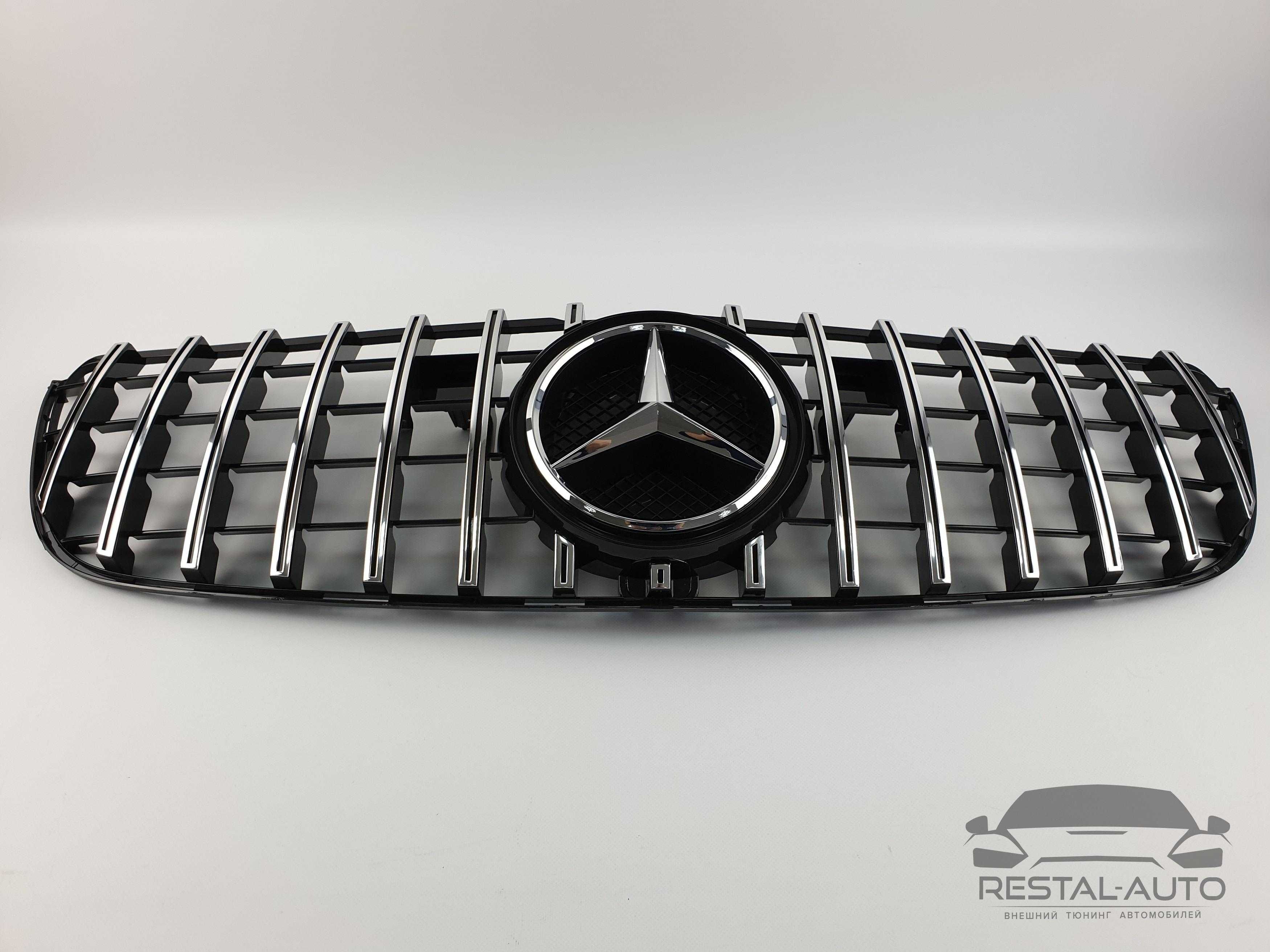 Решетка радиатора на Mercedes GLS-class x166 2015 - 2019 года.