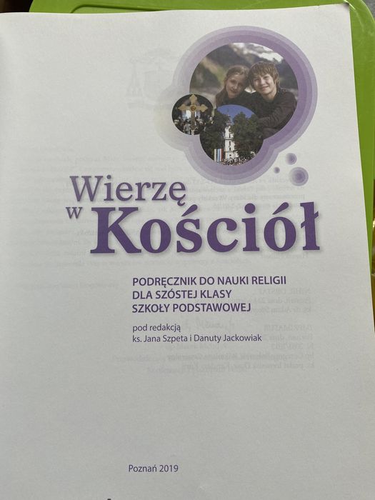 Podręcznik do religii klasa 6