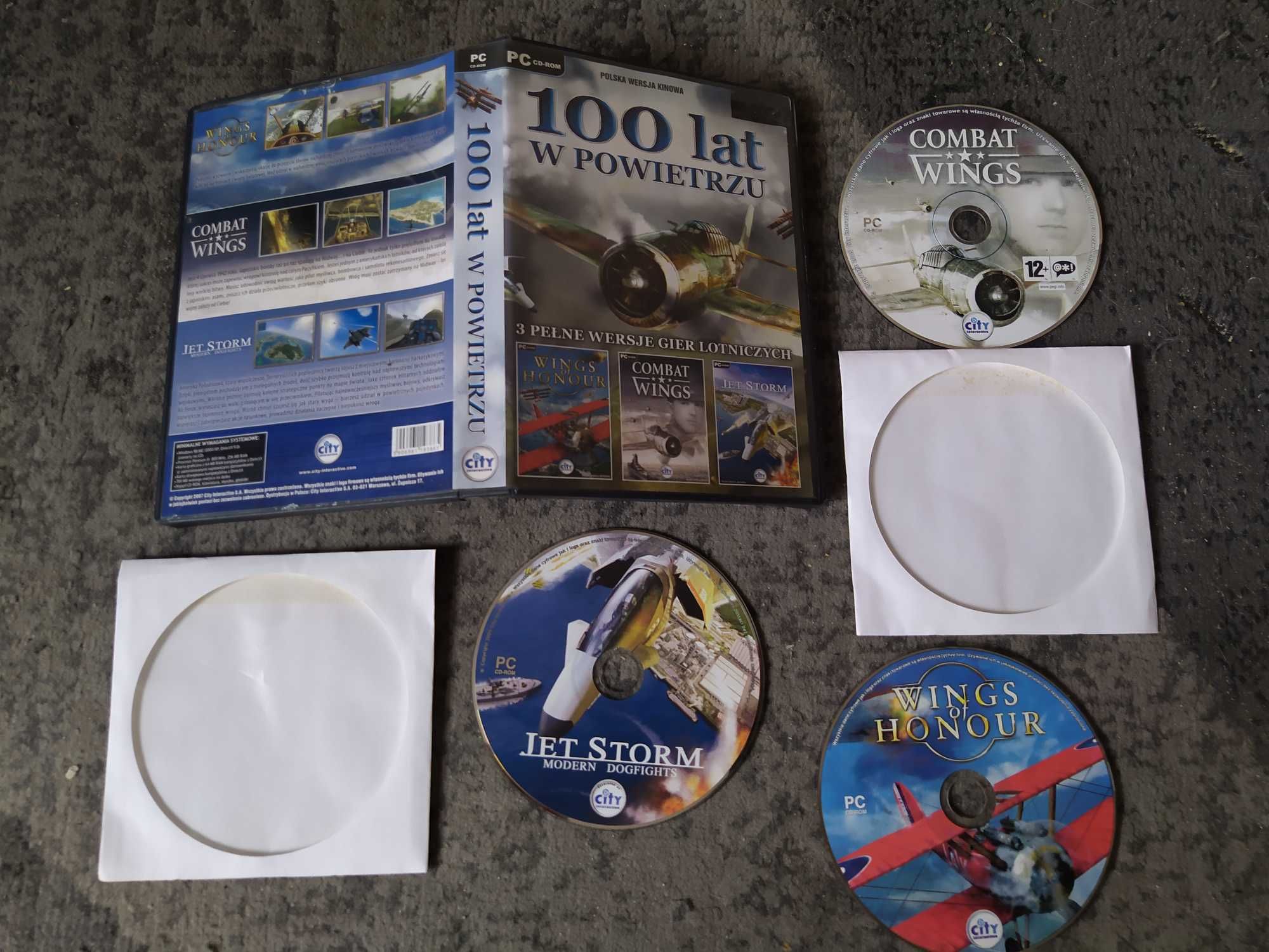 100 lat w powietrzu PC CD Wings of Honour Combat Wings Jet Storm