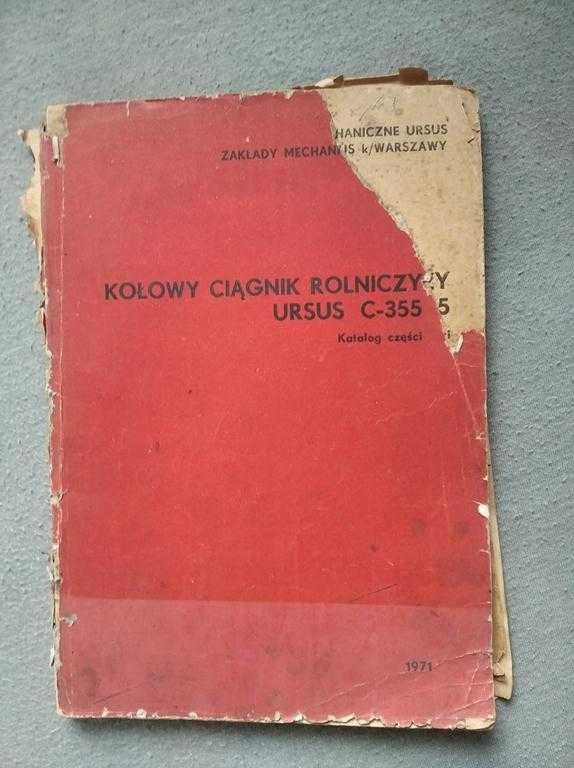 Katalog Ursus C 355 oryginał 1971 + GRATIS