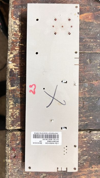 Плата індикації пралки INDESIT