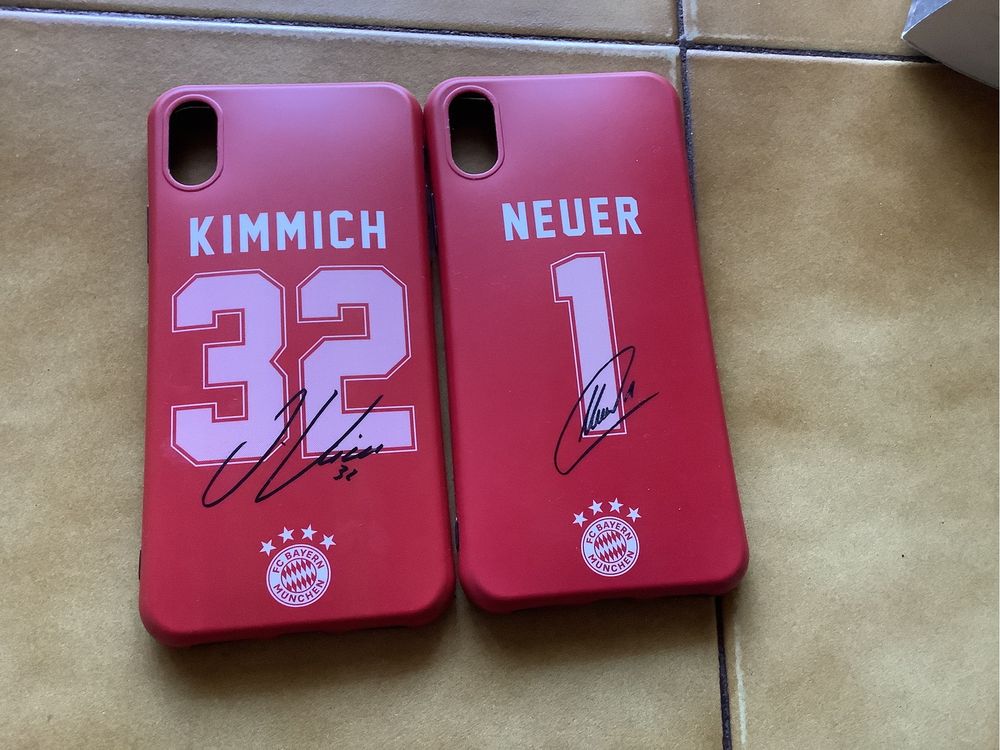 2 etui FC Bayern Munchen Kimmich i Neuer Iphone X