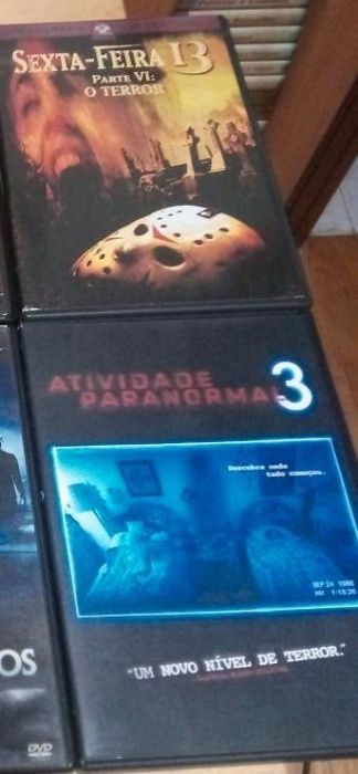 lote 15 filmes terror originais ,fausto, etc