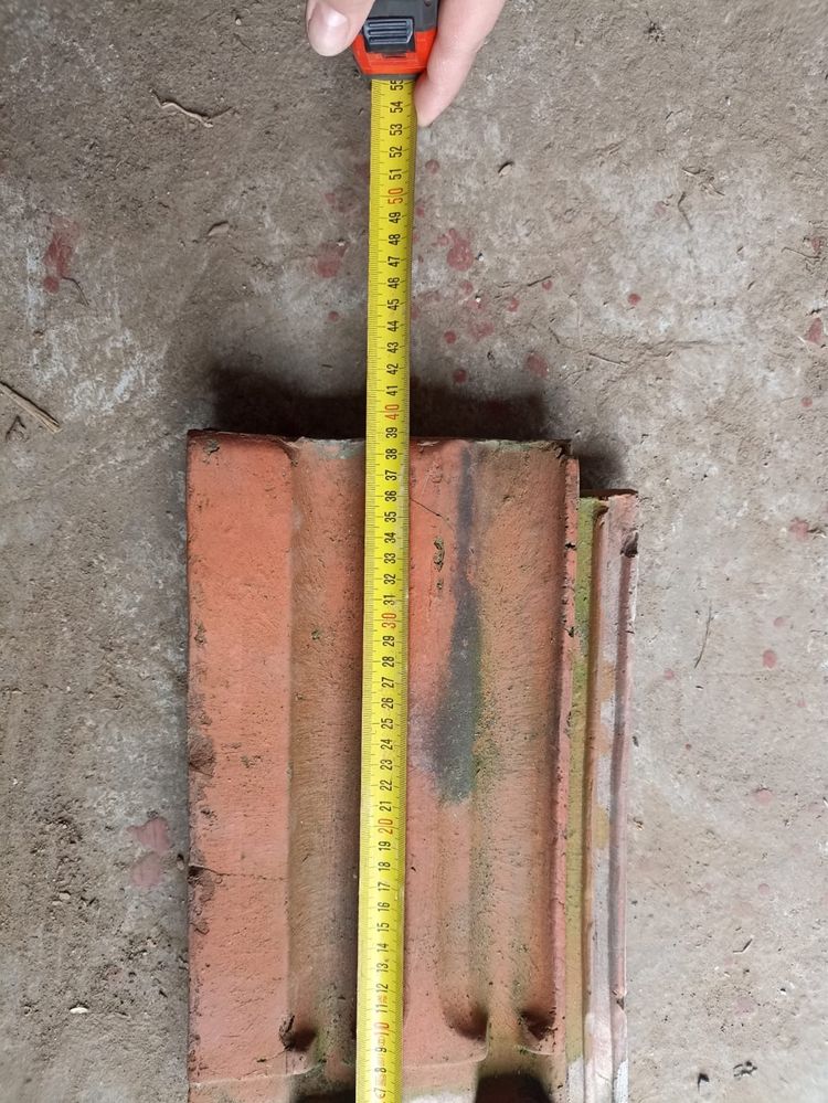 Dachówka ceramiczna stara 1200szt czerwona