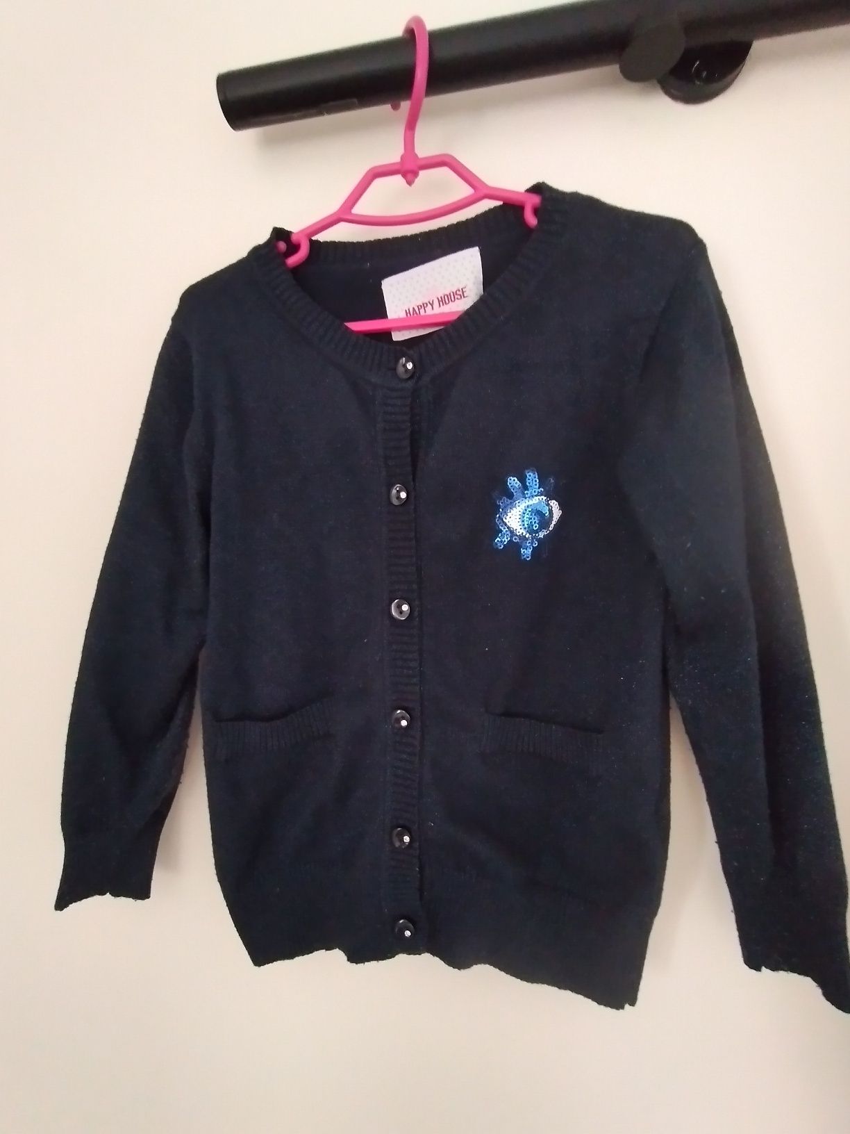 Sweter zapinany 116/122