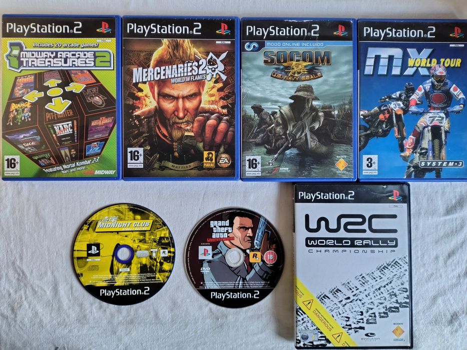 7 Videojogos - Ps2/Playstation 2