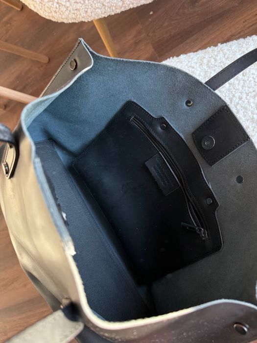 Чорна велика сумка