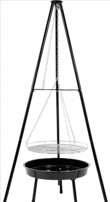 Grill węglowy gregman 2w1 ogrodowy  Trójnóg Palenisko do ogniska