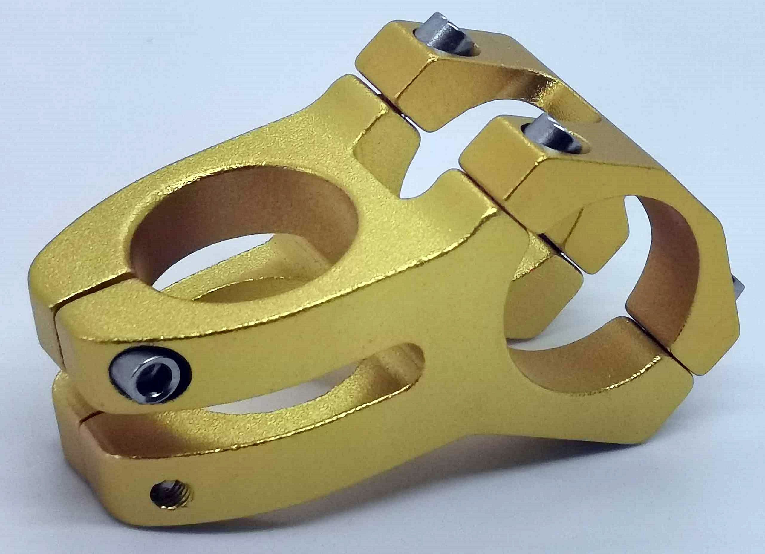 WAKE Mostek Rowerowy Aluminiowy 31,8 / 45 mm / 135g GOLD