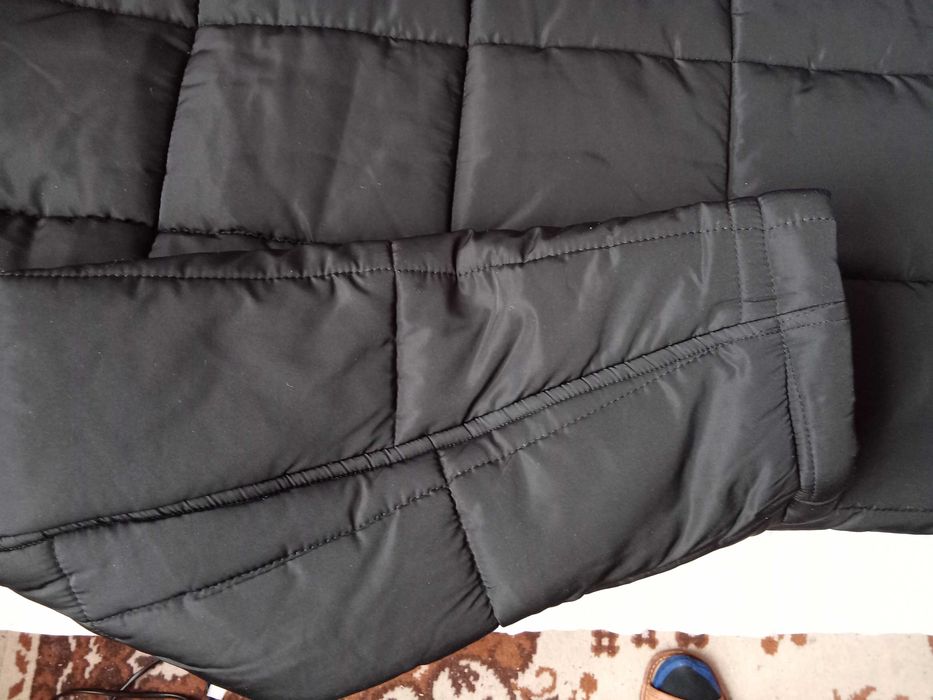 Kurtka -płaszcz, czarna, rozmiar 2XL, Shein