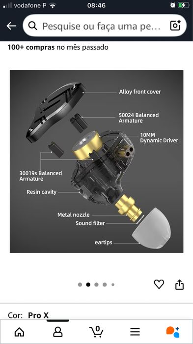 In ears monitor novos