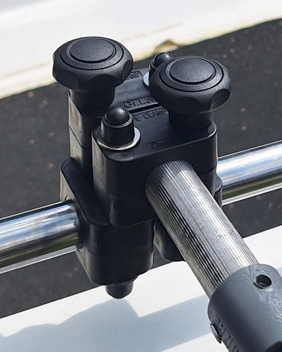 Uchwyt do łodzi zacisk rur echosondy sztycy przetwornika  Ścisk sztyca