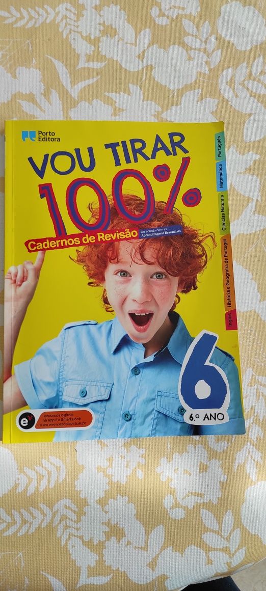 Livro de apoio escolar vou tirar 100% 5/6 ano