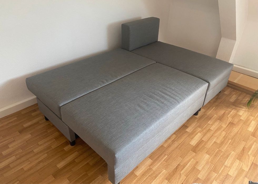 Ładny narożnik Ikea Angsta funkcja spania pojemnik super stan dowóz