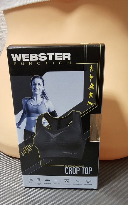 Stanik sportowy biały rozm.M