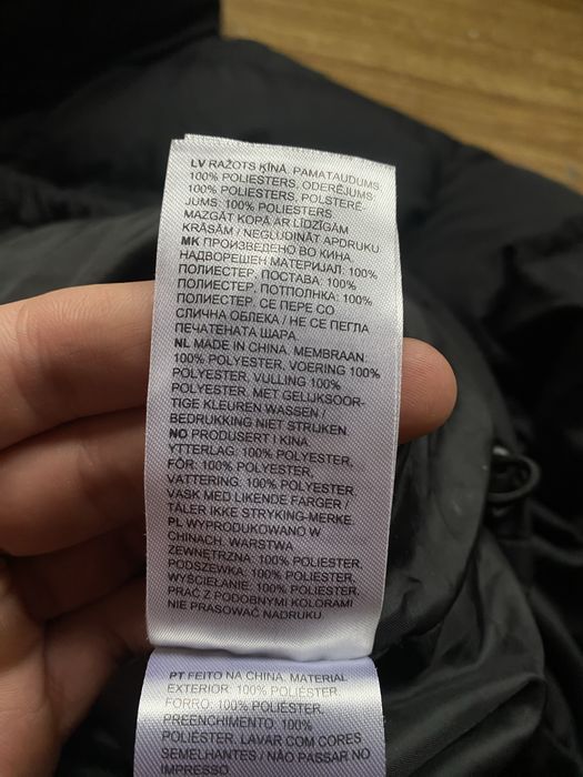 Ciepła męska czarna kurtka Santa Cruz sk8 rap y2k bez kaptura oversize